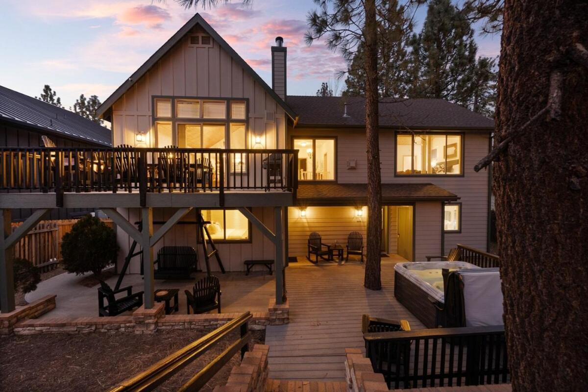 ביג בר לייק New Serenity Lodge Base Of Snow Summit Hot Tub מראה חיצוני תמונה